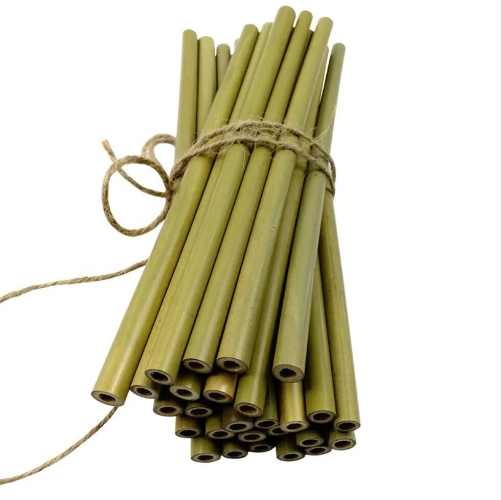 Natural Bamboo Drinking Straw Eco-friendly Bamboo Reusable Straws