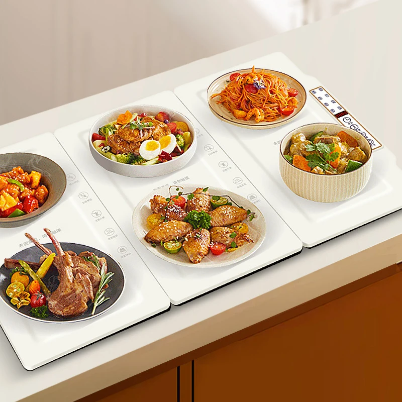 Wholesale Warming Tray hotplate Food Temperature Adjustable Foldable Hot Plates Food Warming Plate