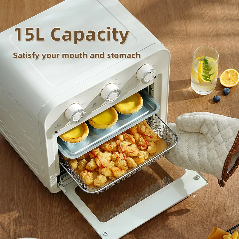 15L Home kitchen Appliances Electric Air Fryer Toaster Oven Hot Air Circulating Drying Oven Multifunctional Air Fryer Ovens