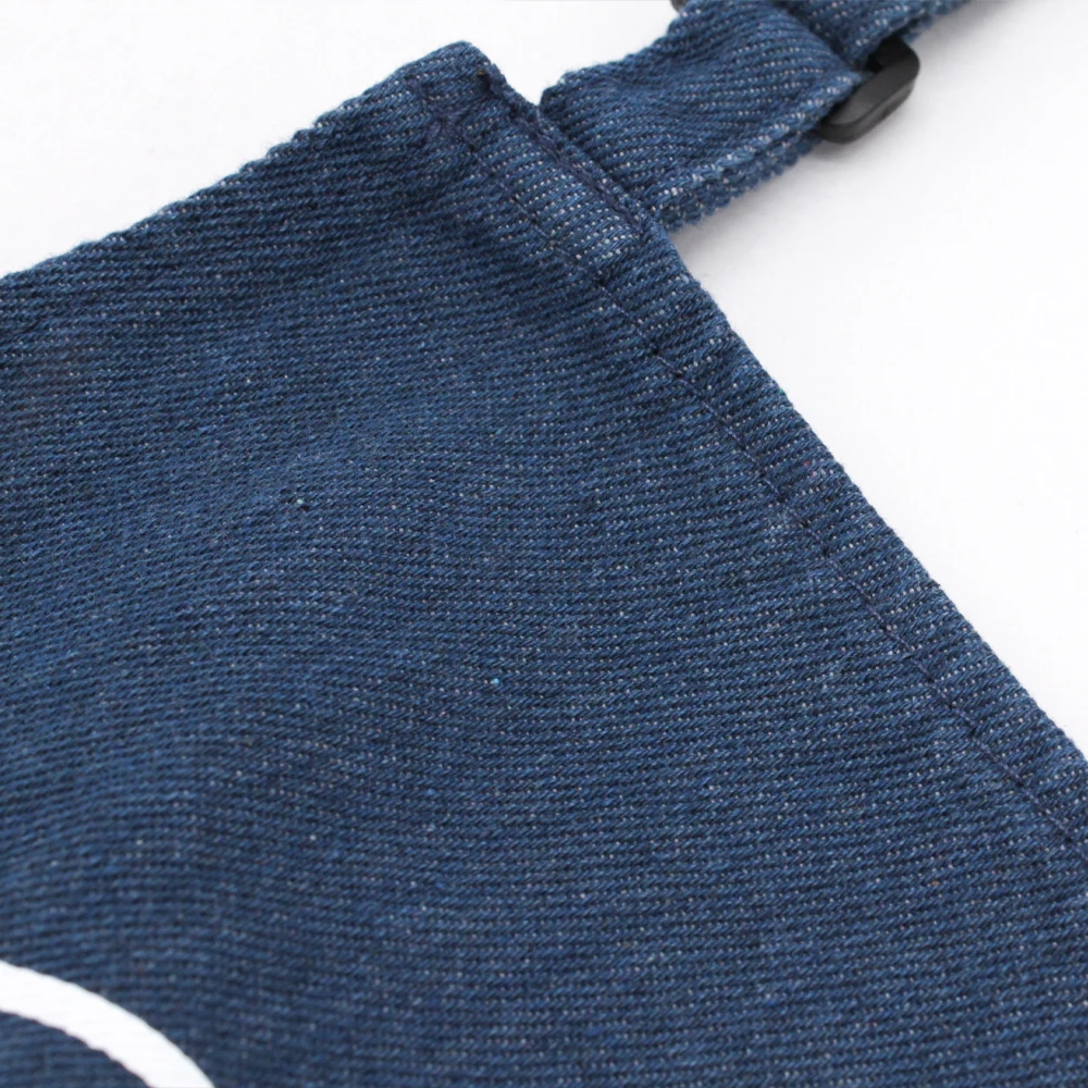 High Quality Cheap Custom Printed Adult Denim Organic cotton Restaurant Kitchen Garden Apron with Customized Logo
