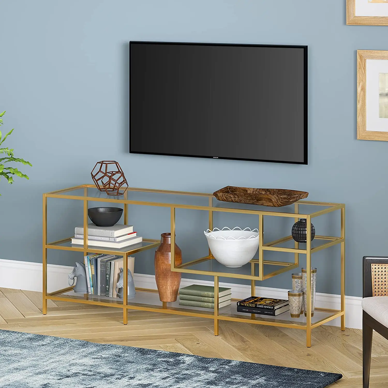 Wholesale Custom Glass Center Table And TV Stand Designs OF Living Room Luxury 65 Inch Tv Stand