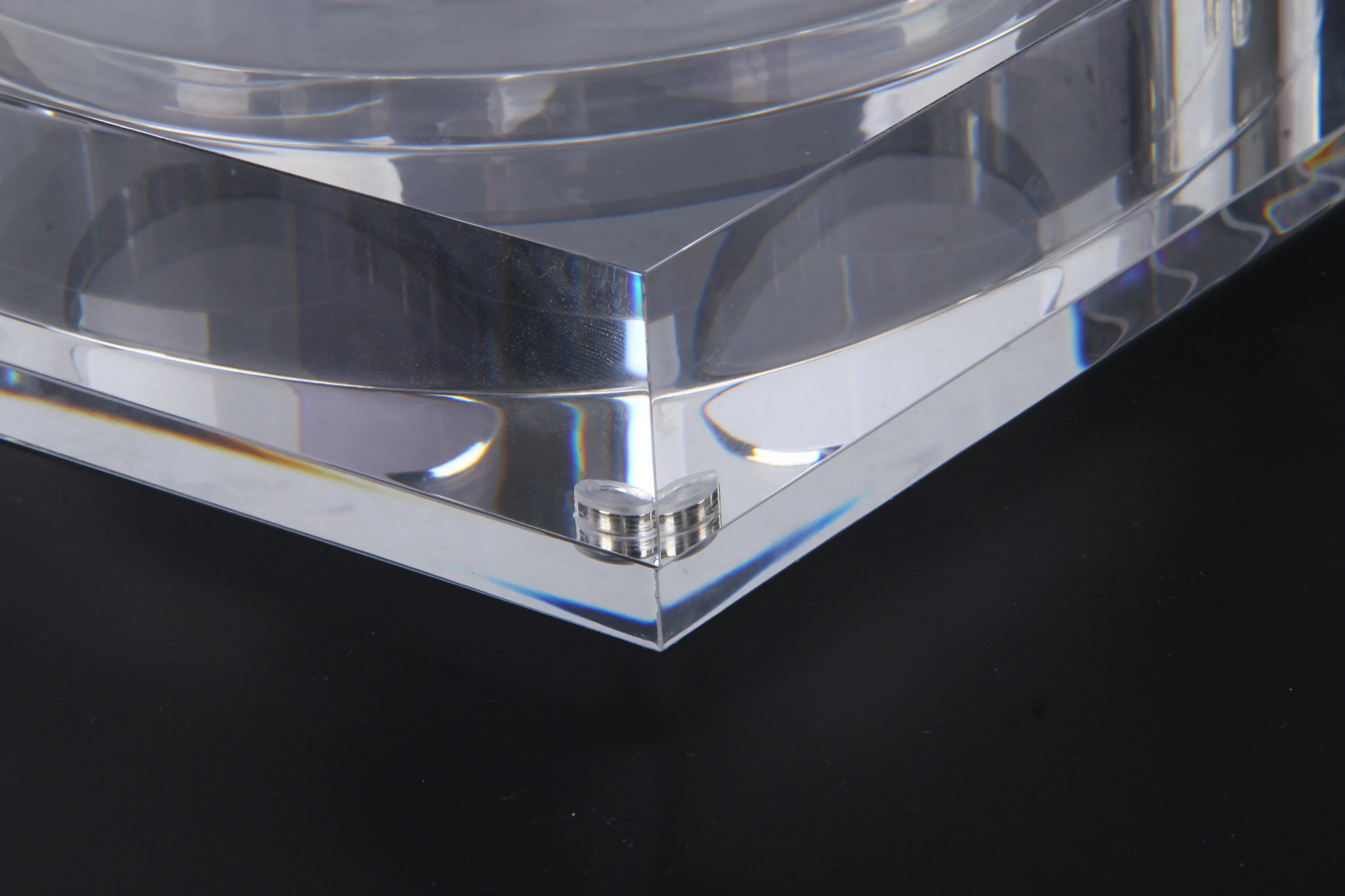 EXCEL High Quality Challenge Coin Souvenir Box Plastic Clear Acrylic Coin Display Case Transparent Laser, Silk Screen Printing