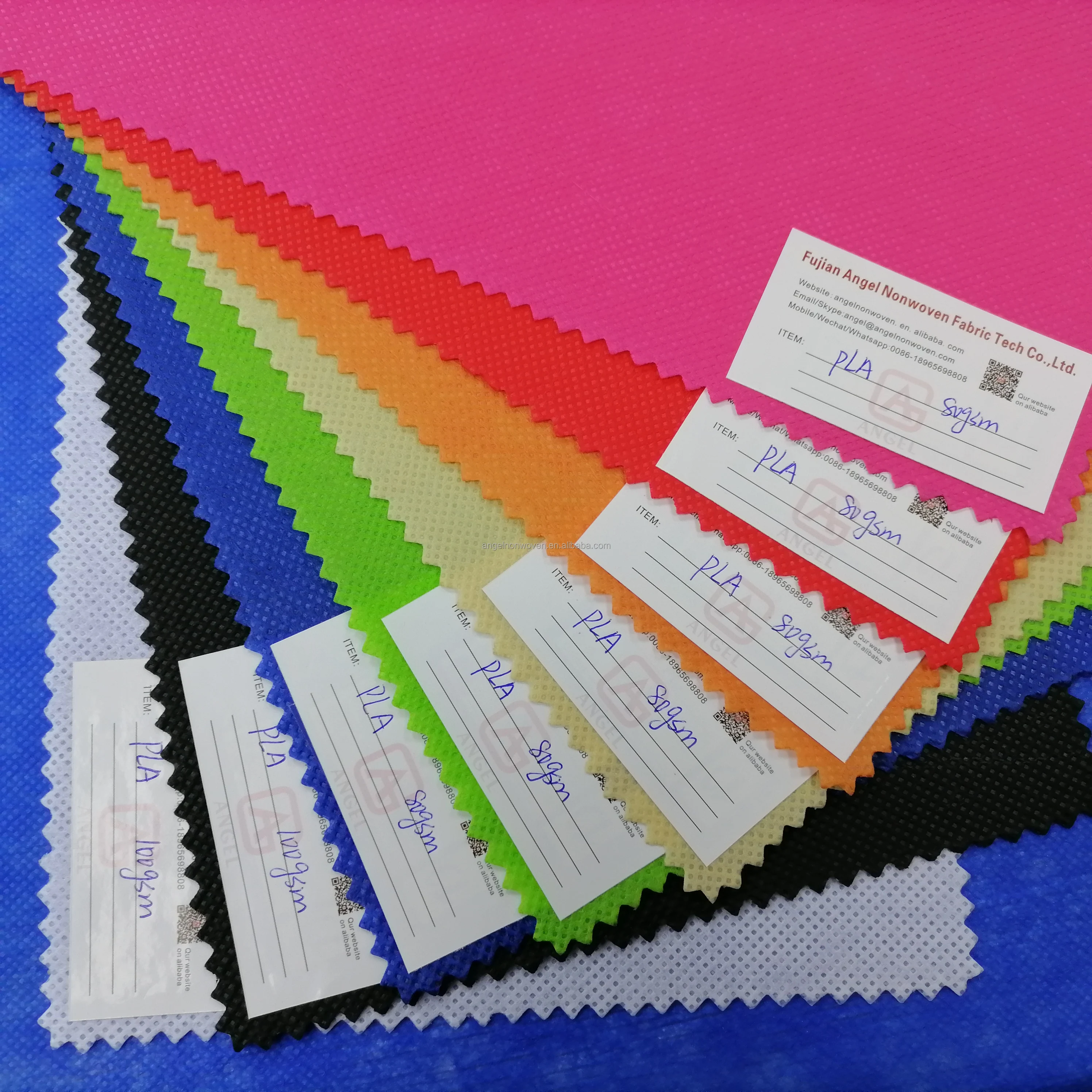 Degradable PLA Non Woven Fabric for Tea Packaging Bags PLA Spunbond Nonwoven Fabric for Seed Bag