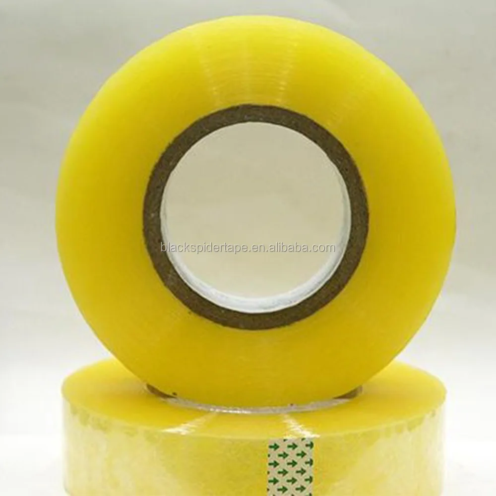 Bopp  yellowish  Self  Adhesive  shipping packaging waterproof  BOPP  transparent yellow tape
