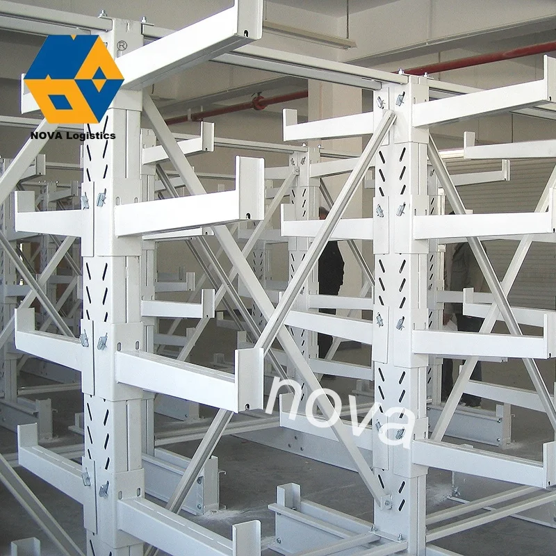 NOVA Warehouse Stainless Steel Adjustable Cantilever Racking, Storage Holders Rack Stand/