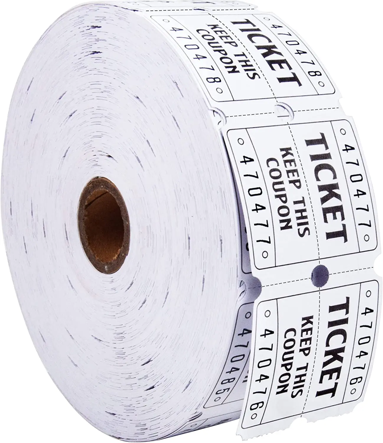Raffle Tickets Double Roll Tickets Consecutively Numbered Raffle Tickets for Event Party Prize Drawing Perforated Stubs
