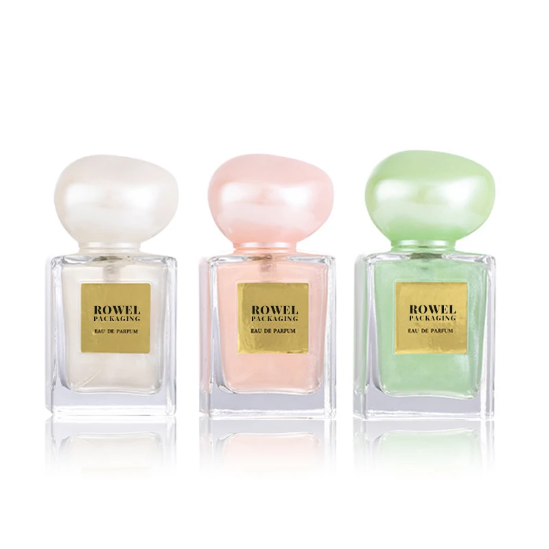 luxury design Macaron series perfume bottle with box packaging cosmetic perfume bottle suit 25 ml