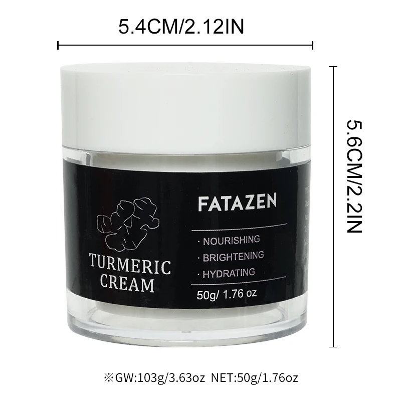 OEM Private Label Skin Care Facial Cream Vitamin E Anti Aging Wrinkle Brightening For Women Turmeric Face Cream