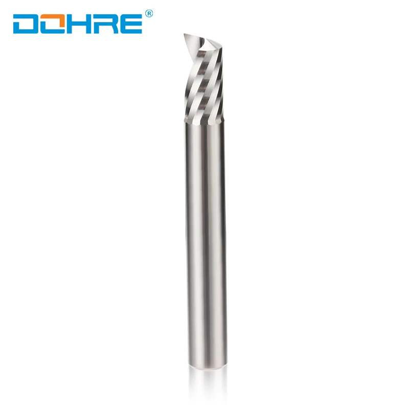 DOHRE Factory Direct Good Quality Solid Carbide Single Flute 1F Aluminum Square Endmill Cutters For Aluminum