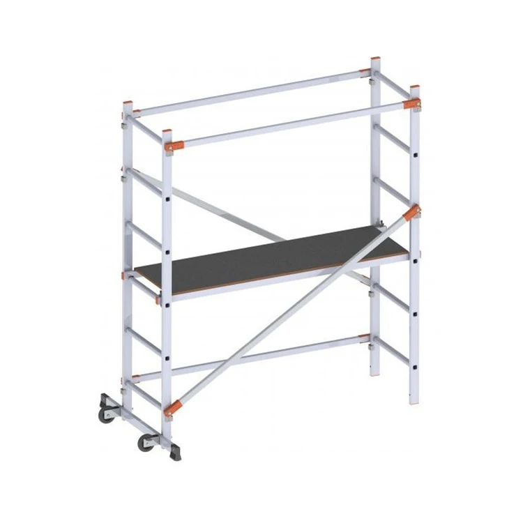 
Подъемная передвижная алюминиевая лестница, подвижная платформа для строительных лесов, система строительных лесов 