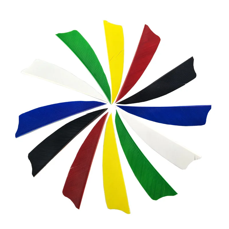 3inch Natural Arrow Feathers Archery Arrow Vanes Feathers Hunting bow Fletching Wing Turkey Feathers