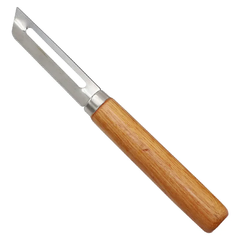 F1-519 Multifunctional stainless steel kitchen paring knife with wooden handle fruit knives