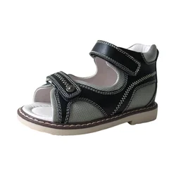 Wholesale Summer Leather Kids Hard Sole Flat Cute Fashion Sandals Orthopedic Shoes for Girls Baby Toddlers Trainers