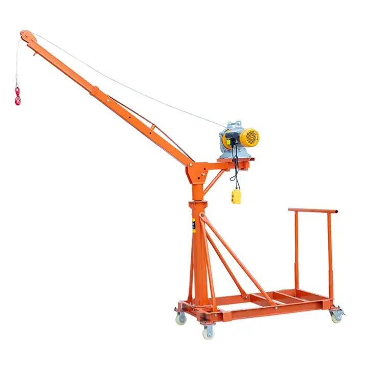 Competitive Price Hot Product 2023 Multifunctional 5ton 10ton Electric Small Mobile Mini Crane For Construction