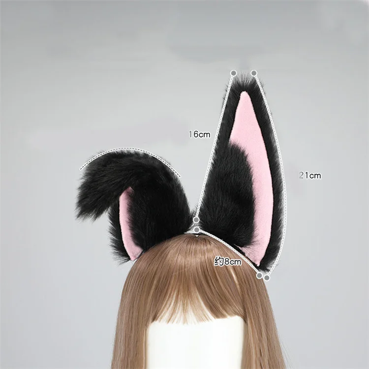 Cosplay Animal Ears Headband Sexy Black Ears Anime Headband