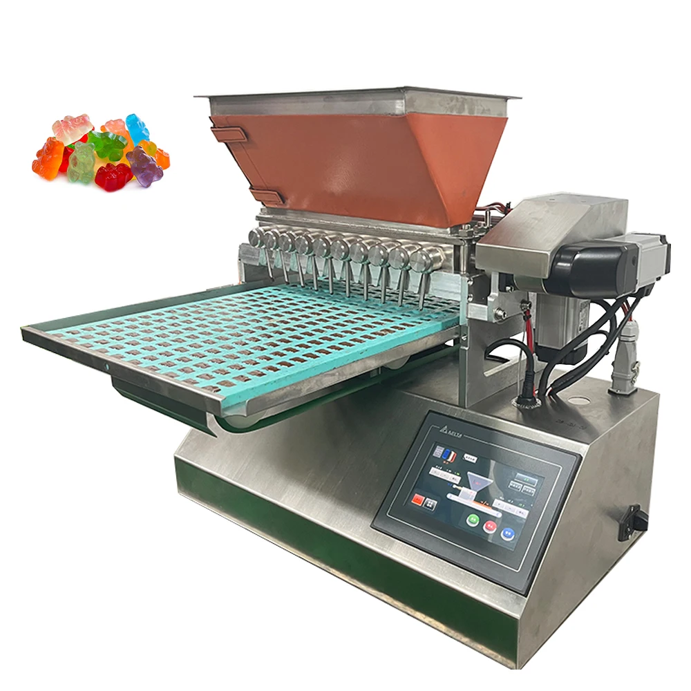 LST desktop chocolate depositing machine high productivity gummy candy making machine