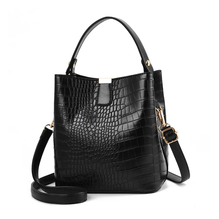 Высокое качество пляжная сумка женские сумки с узором «крокодиловая кожа» Сумка-мешок сумка из искусственной кожи с ремешком через плечо для женщин Роскошные ювелирные изделия