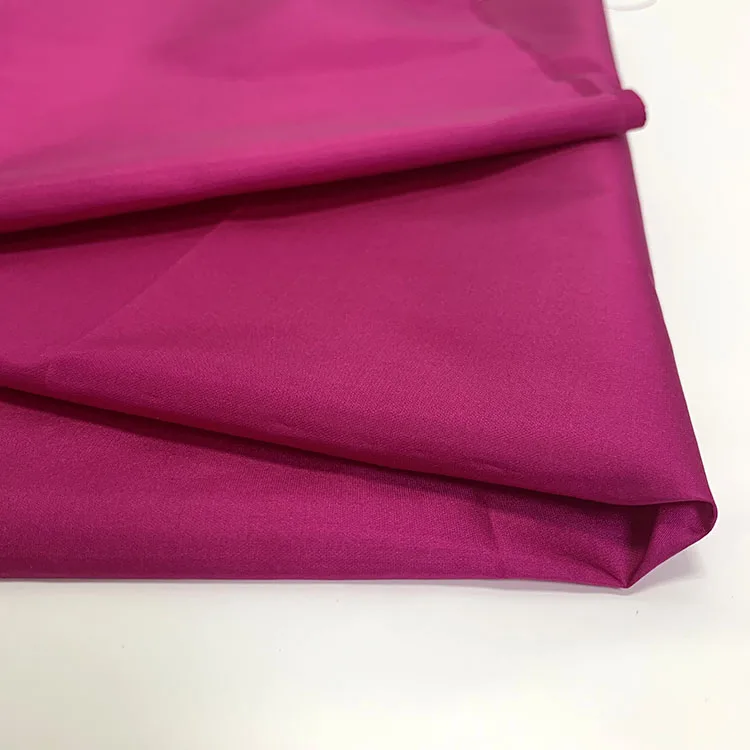 Ready to Ship Colorful 19mm 100% Silk Taffeta Thick Yard Dyed Solid Color Fabric
