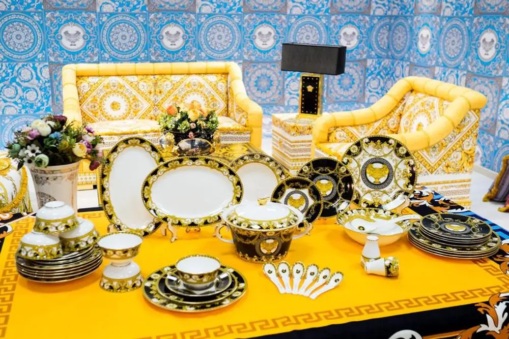 
New Design Wholesale Dinnerware Sets Ceramic Dinner Sets Porcelain Tableware Sets 