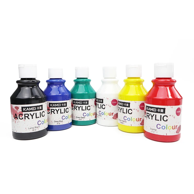 Cheap custom bright colors and strong adhesion acrylic paint set acrylic color paint kit