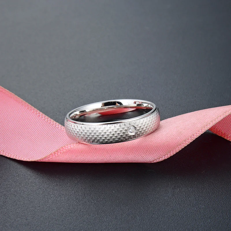 F.ZENI Fashion S925 Simple Unisex Engagement Ring