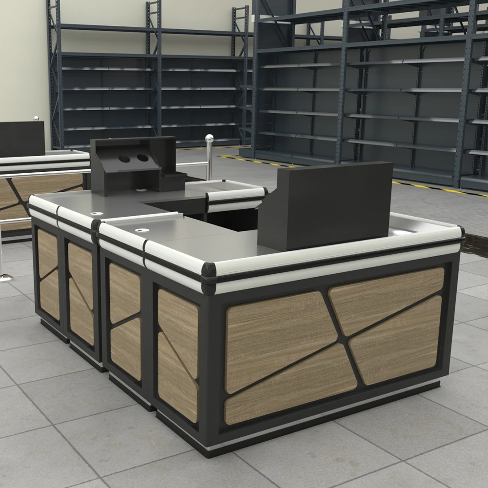 supermarket counter checkout counter cashier desk supermarket