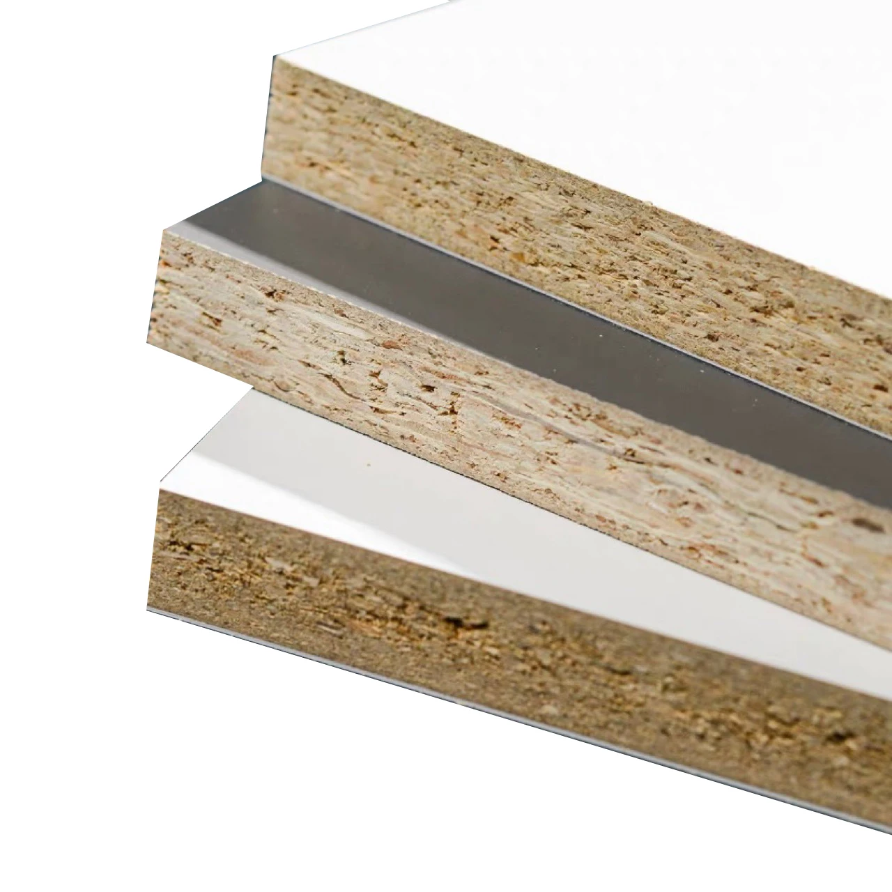 Melamine particle board used For Construction thickness 9-32mm wood material poplar combine core Cheap Price