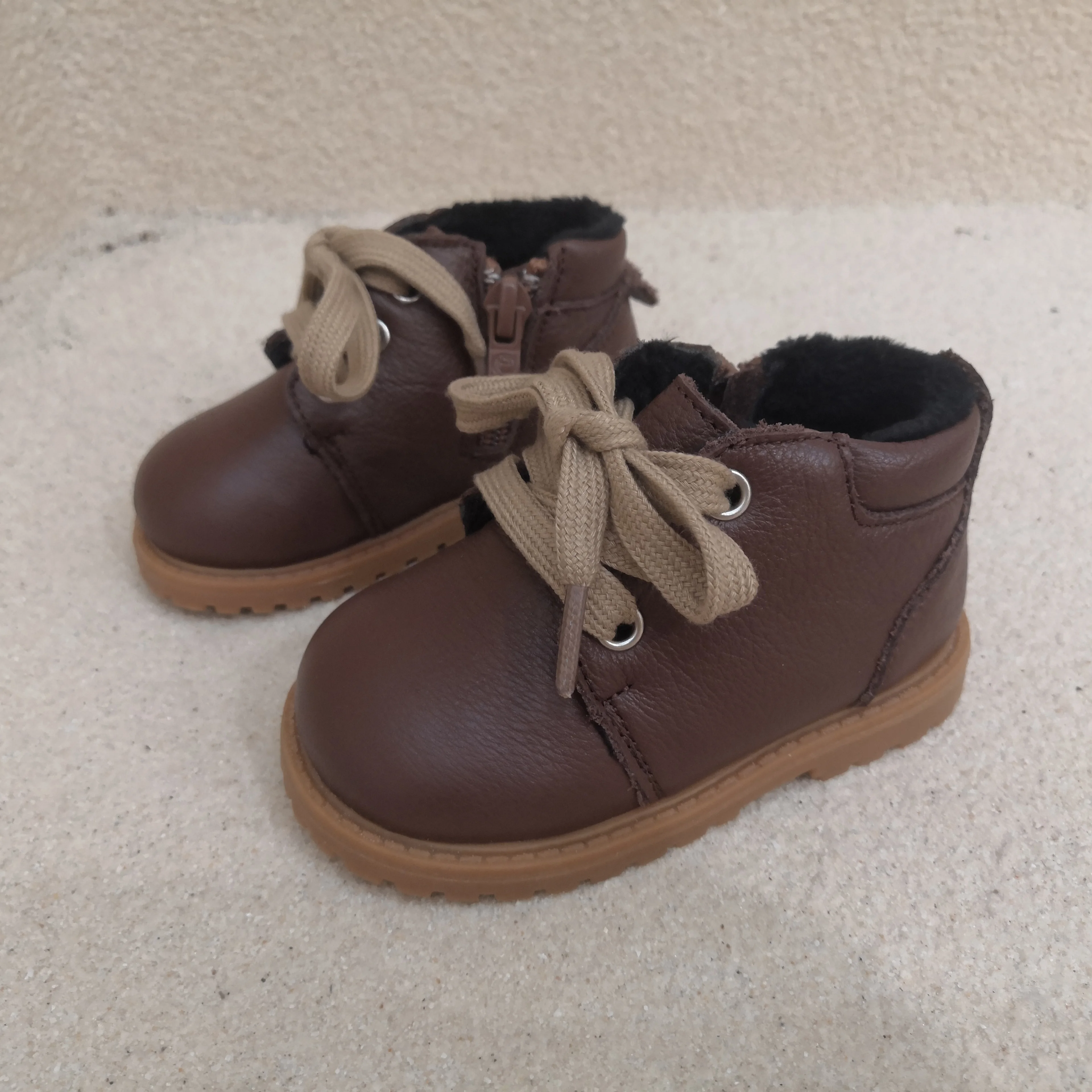 Winter Warm  Baby Solid Snow BootsInfant Girls Boys Cotton Shoes