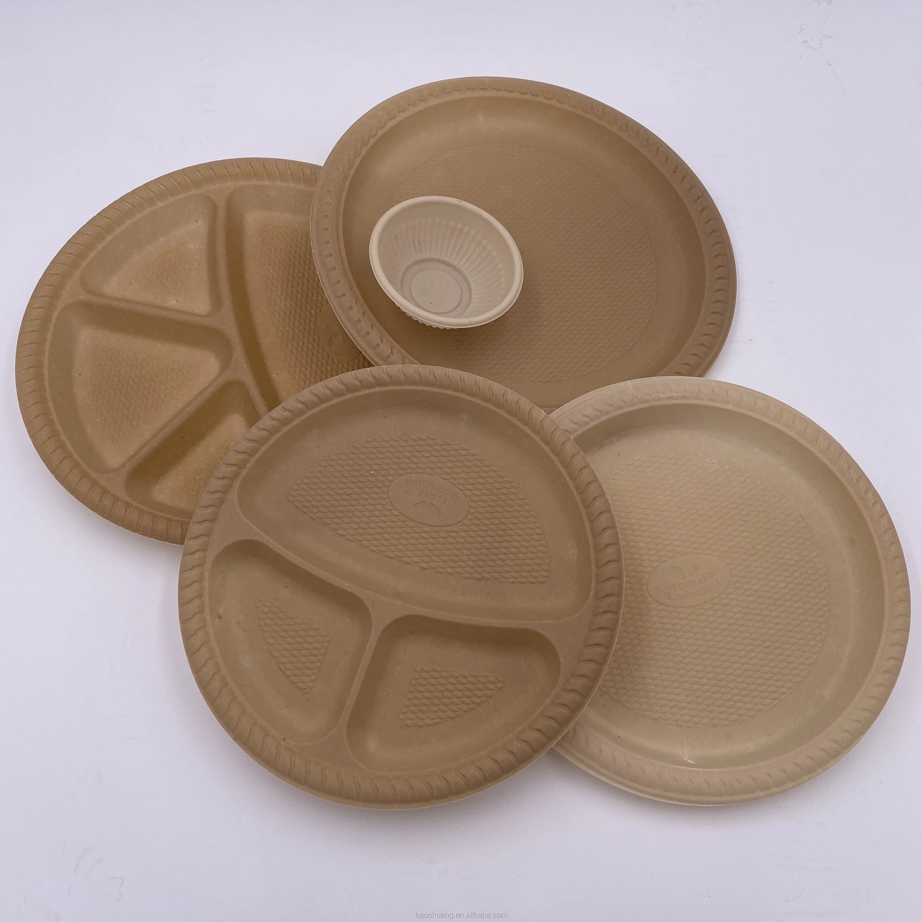 Factory Direct Selling Biodegradable Corn Starch Fast Food Plate Making Machine