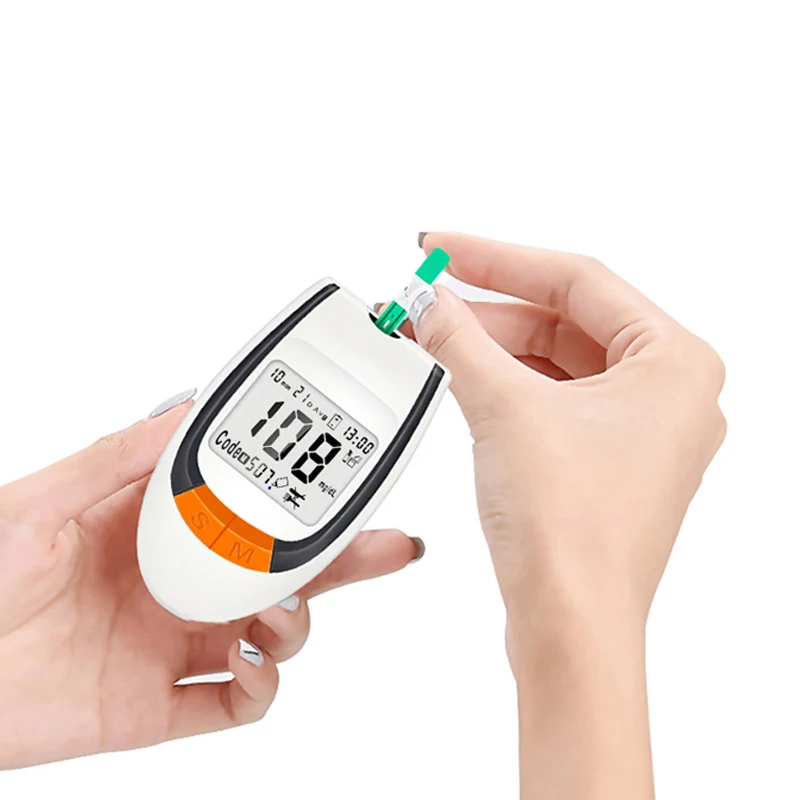 Digital Lcd Display Hospital Electronic Blood Glucose Meter Glucometro Non Invasive Glucometer Monitoring Device