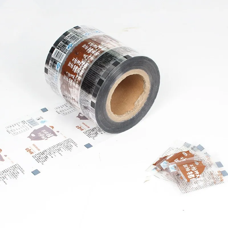 Custom Printing Factory Food Grade Packaging Food Film Roll Stock Laminated Foil Plastic Packaging Roll Film for Potato