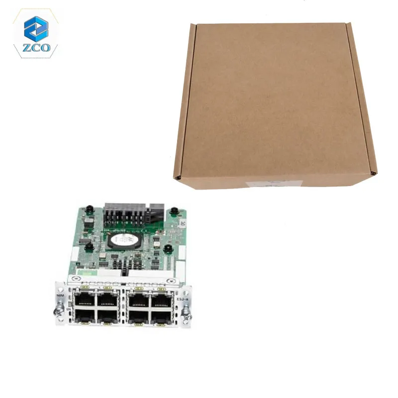 Оригинальный нос 8-портовый гигабитный Ethernet-коммутатор модуль NIM-ES2-8 для 4000 серии фрезерный станок