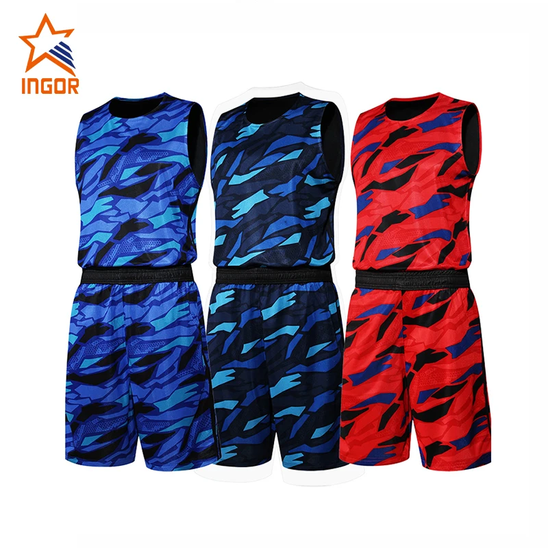 2 color printed uniforms design best basketball jersey design