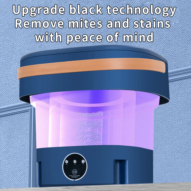 OEM/ODM 12L Silicone Electric Mini Foldable Washing Machine Mini Washing Machine Portable For Traveling