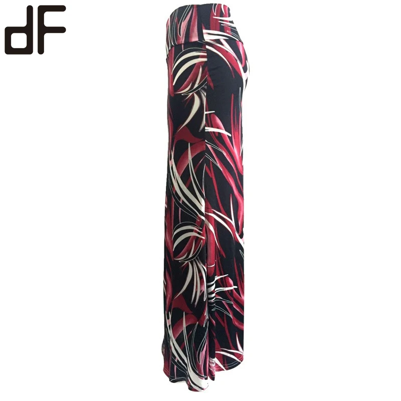 wholesale women apparel summer casual wear microfiber bohemian style polynesian skirts african tropical printed long maxi skirt