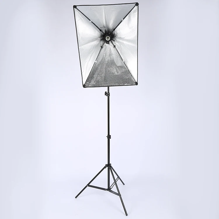 Photo Studio Kit Photography Light Soft box Studio 4 Socket Lamp Holder 50*70CM Softbox with Stand