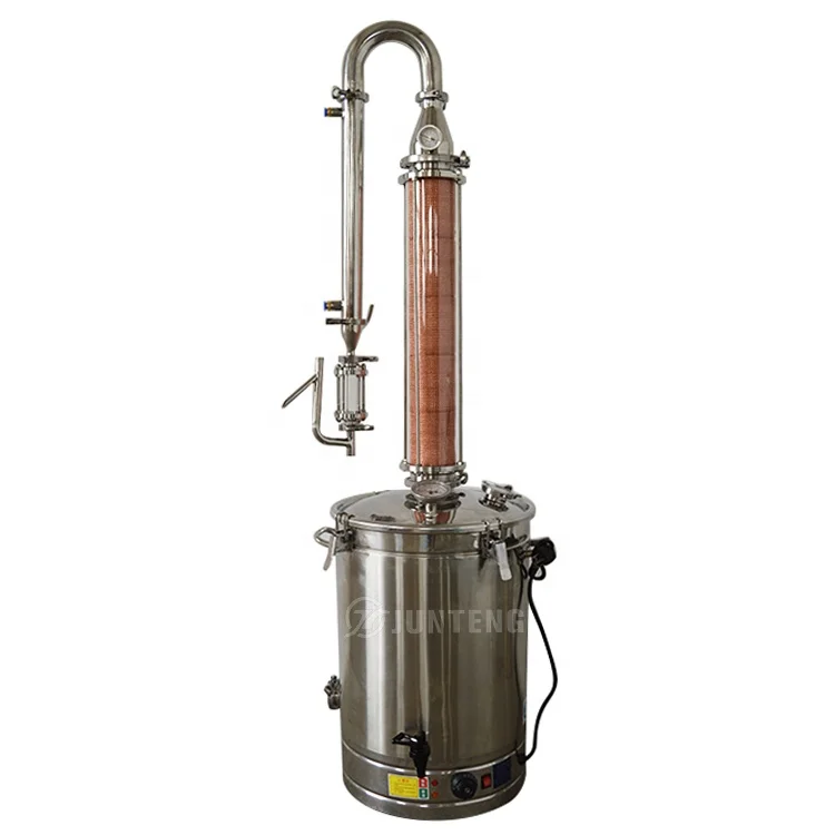  Extracting Making Equipment Natrual Plant Vacuum Steam Rose Essential Oil Distillation Machin Oils