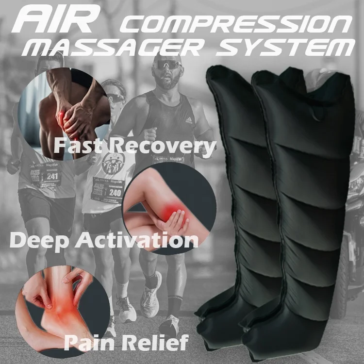 Compression Pressure Therapy Recovery Boots Foot Massager Air Compress Air Bag Compression Leg Massager