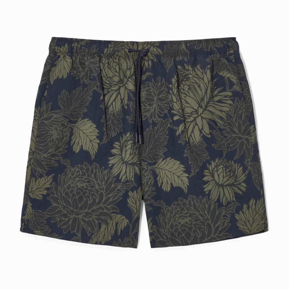 100% Polyester Lightweight Mens Swim Trunks Quick Dry Printed Swim Shorts with Mesh Lining