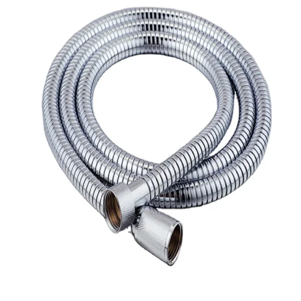 120cm Luxury High Quality Shiny Chrome Color Flexible Pvc Shower Hose With Multiple Layers