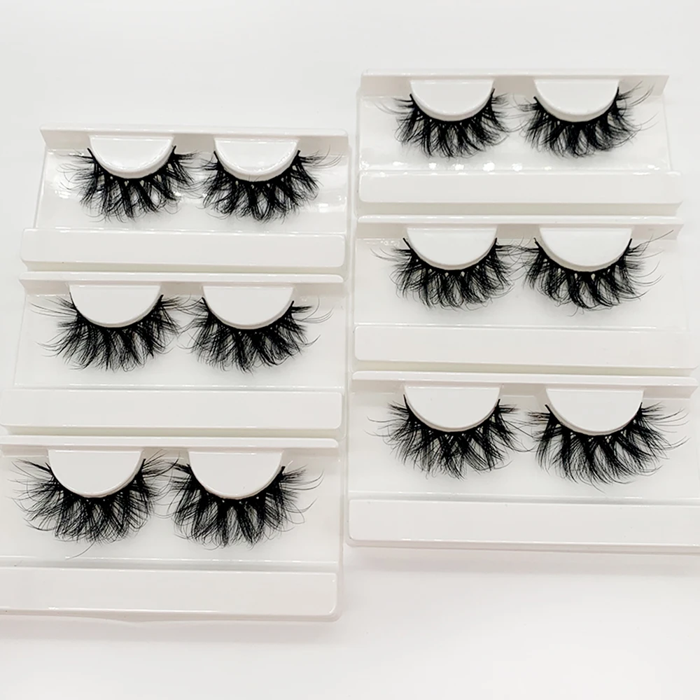 Natural Long russian volume strip lashes wholesale wink winged look like eyelash extensions c d dd curl strip eyelashes