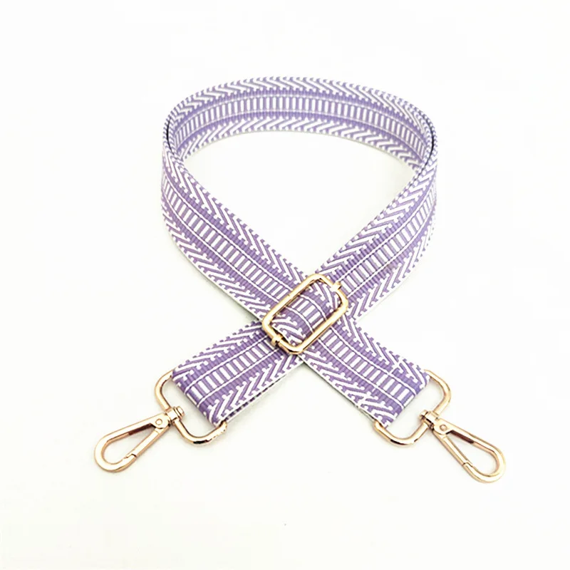 
Woven Webbing Adjustable Wide Shoulder Ethnic Style Color Wild Backpack With Messenger Bag Handbag Strap 