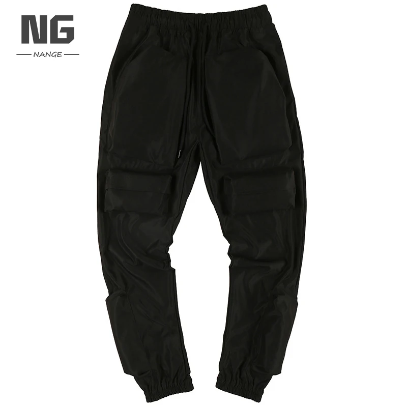Wholesale Custom Men Blank Loose Trousers Street Cotton Fashion Mens Cargo Pants Custom Logo