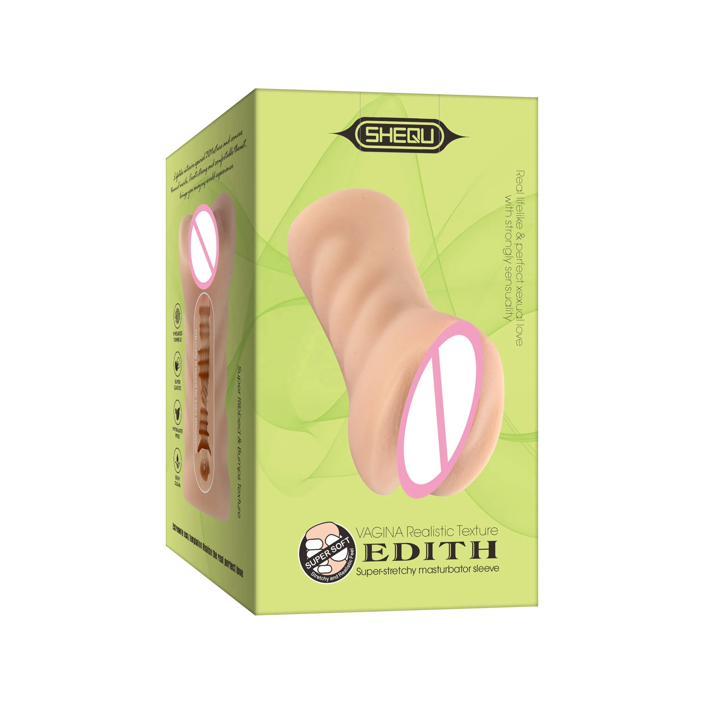 XISE Pocket Pussy Male Masturbators with Lifelike Realistic Textured Vagina Adult Toys for Men Portable Masturbation pussi sex