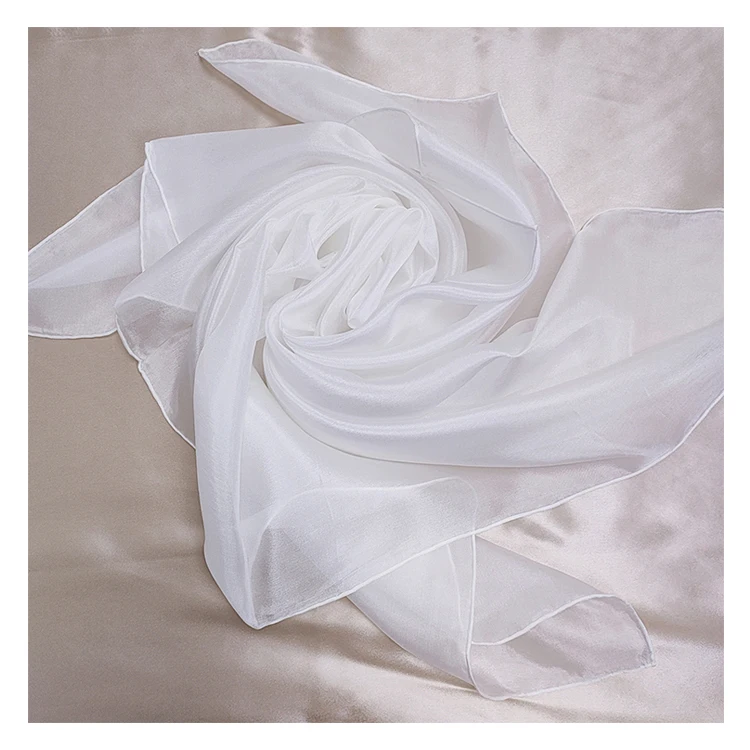 5 мм шелковые белые шелковые шарфы Habotai для окрашивания шелковая эпонж ткань для шарфа