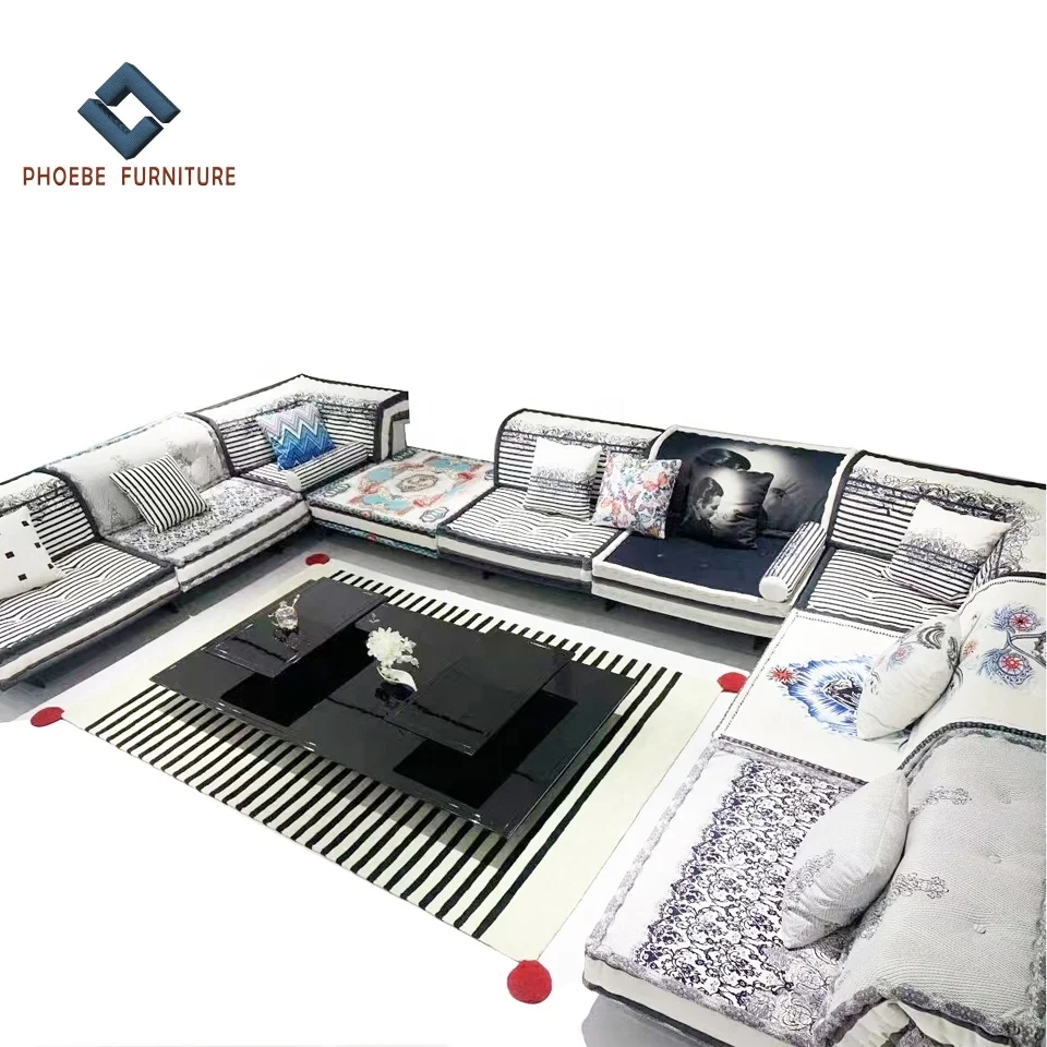 Arabic majlis floor sofa set Saudi Arabia Oman UAE middle east style couch design