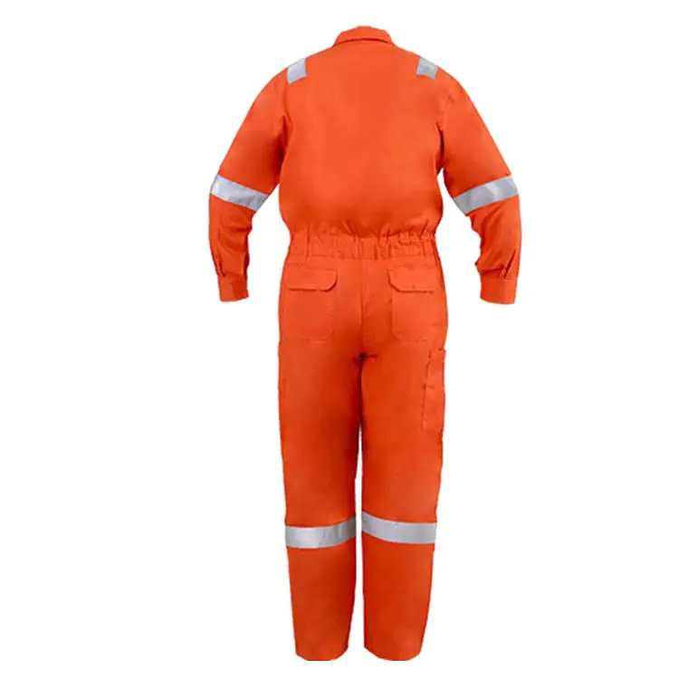 Anti-static Flame Resistant Men Mining Hi Vis Safety Uniforms Reflective Workwear Fire Proof Retardant FRC FR Overall Coveralls