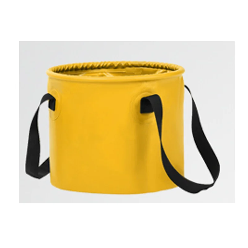 Folding bucket custom color and capacity water bucket for camping outdoor storage bottle drink