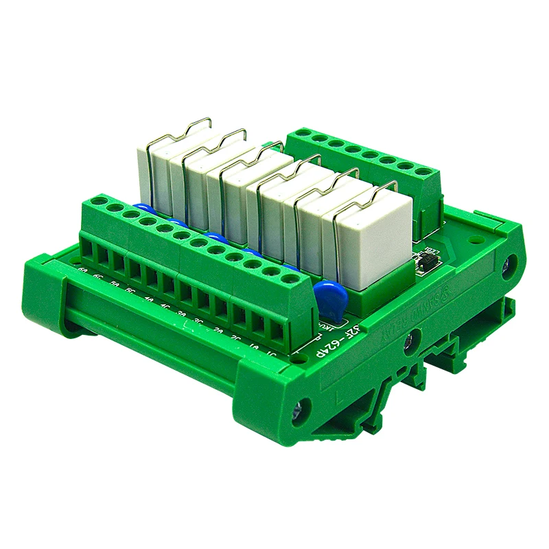 Tyco 6-channel electromagnetic relay module plc trigger 5v OJ-SH-105LMH pluggable input signal NPN and PNP are not common
