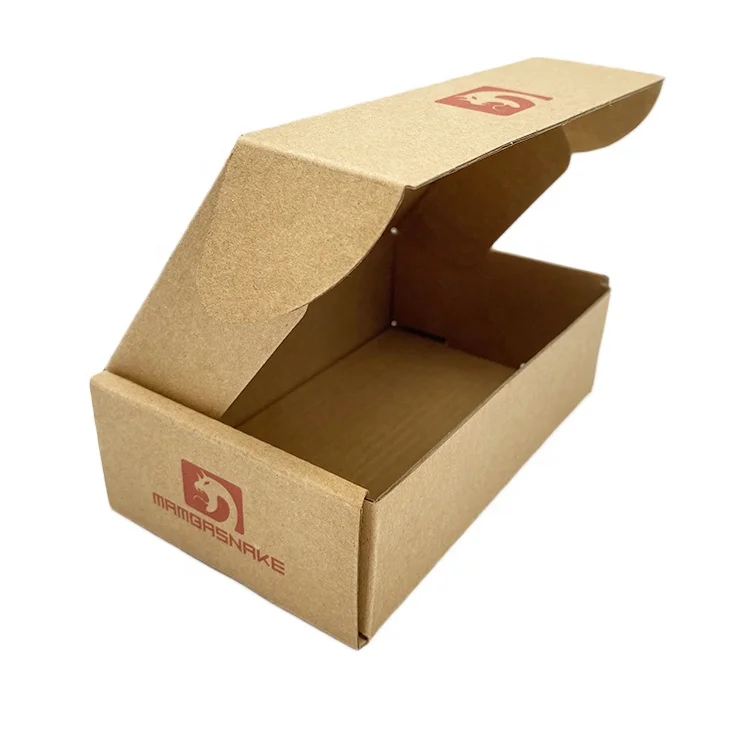 Custom shoe box kraft paper packing box blank kraft cardboard paper boxes for Packaging